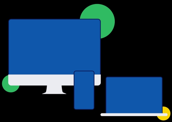 Icon Laptop and Smartphone