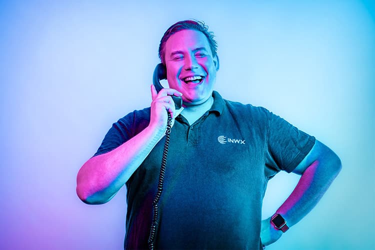 Man on the phone