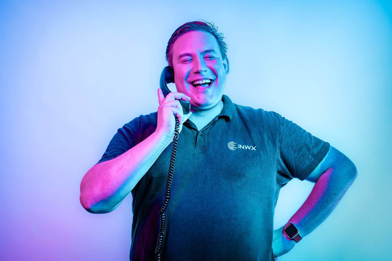 Man on the phone